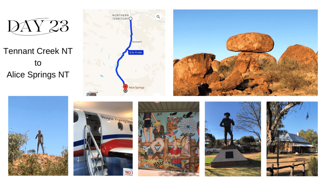 Day 23 from Tennant Creek to Alice Springs