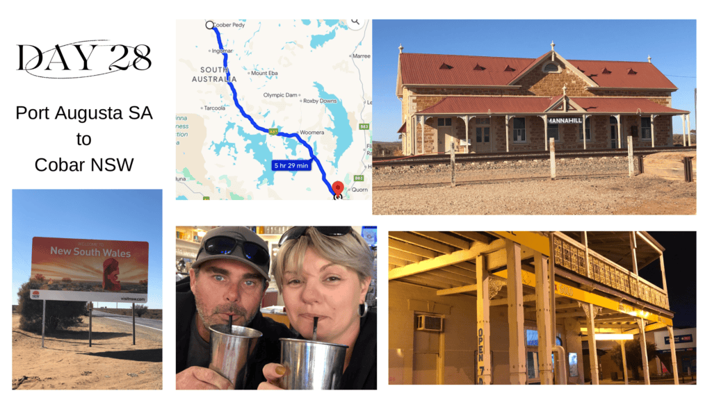 Day 28 from Port Augusta SA to Cobar NSW