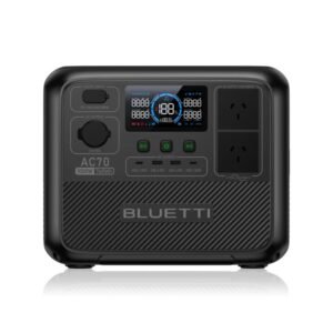 BLUETTI AC70 Portable Power Station | 1,000W 768Wh AC70 | 1000W, 768Wh Power Station