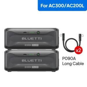 BLUETTI 2*B300K Expansion Battery(P090A Long Cable) | 5,529.6Wh