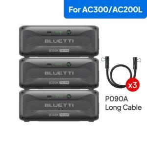BLUETTI 3*B300K Expansion Battery(P090A Long Cable)  | 8,294.4Wh
