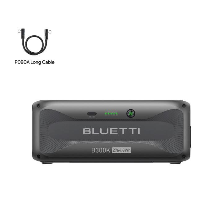 BLUETTI B300K Expansion Battery(P090A Long Cable) | 2,764.8Wh B300K Expansion Battery | 2,764.8Wh