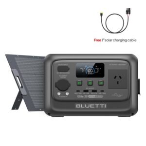 BLUETTI Elite 30 V2+200W | Solar Generator Kit Elite 30 V2+200W | 600W, 288Wh, 200W Solar Kit