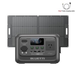 BLUETTI Elite 30 V2+100W | Solar Generator Kit Elite 30 V2+100W | 600W, 288Wh, 100W Solar Kit